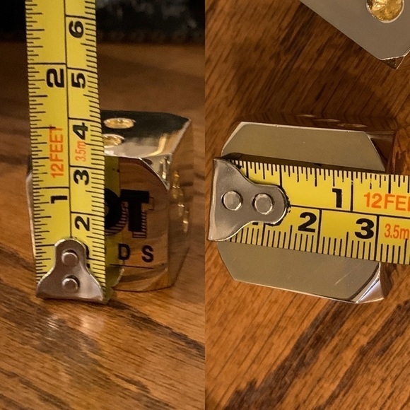 Vintage Die-Cast Brass Dice Novelty Clock - Picture 9 of 9